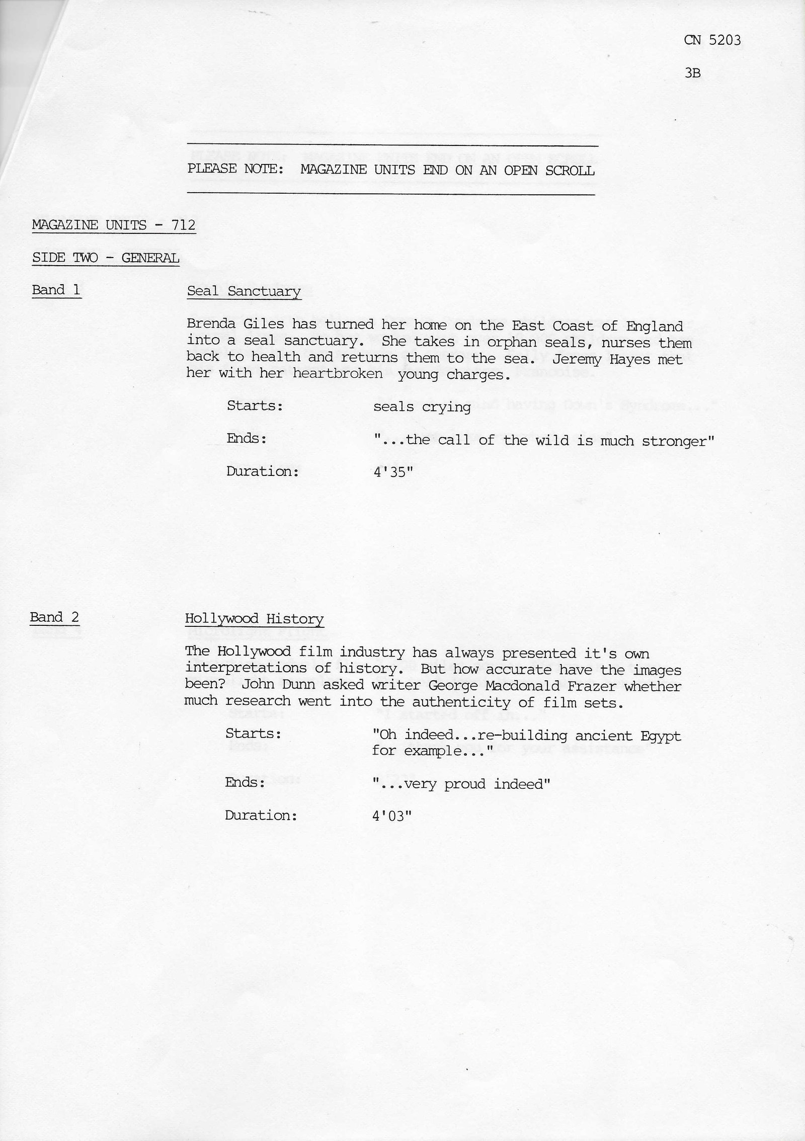 Inserts from CN 5203